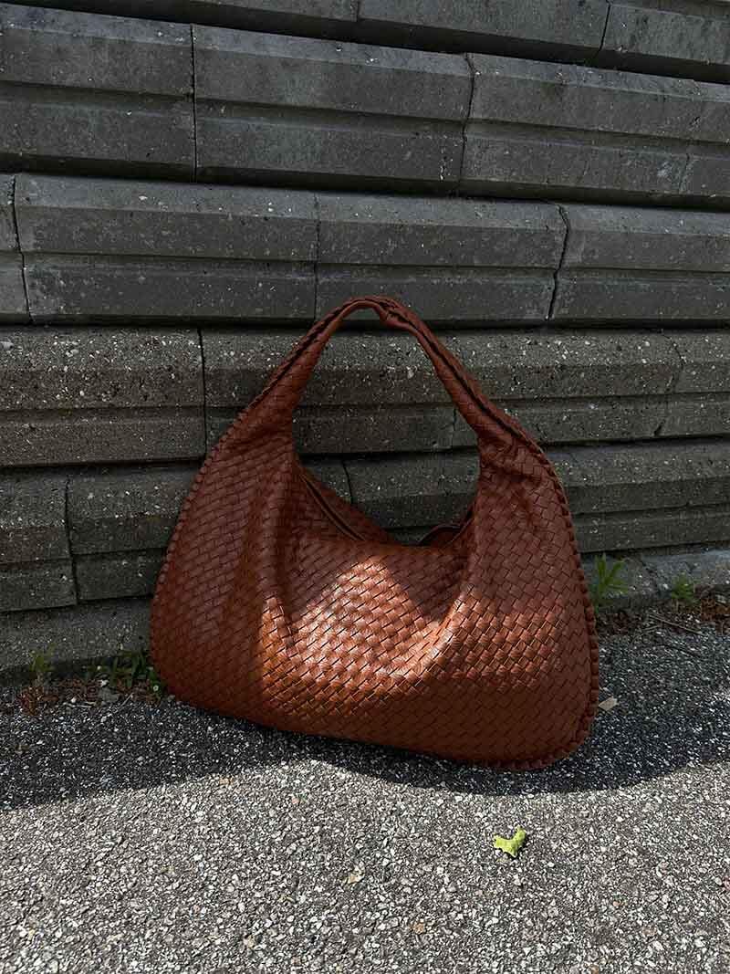 Elarova | Große Geflochtene Hobo Tasche