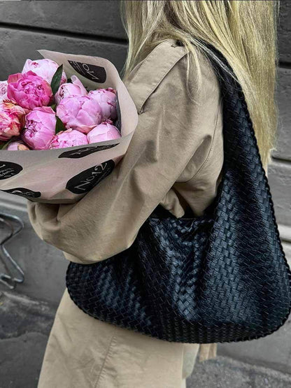 Elarova | Große Geflochtene Hobo Tasche