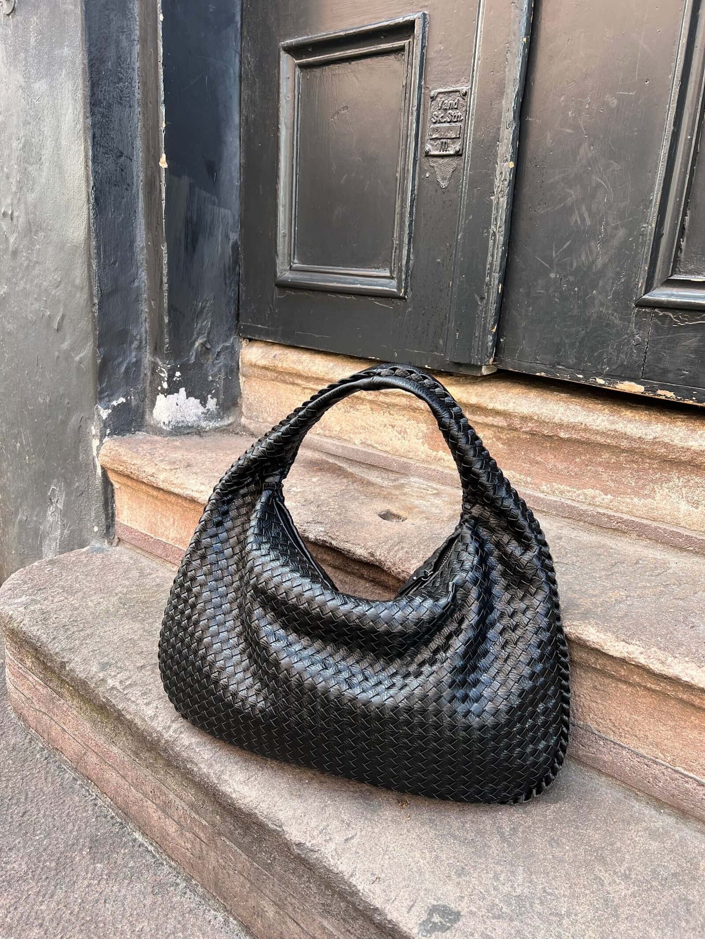 Elarova | Große Geflochtene Hobo Tasche