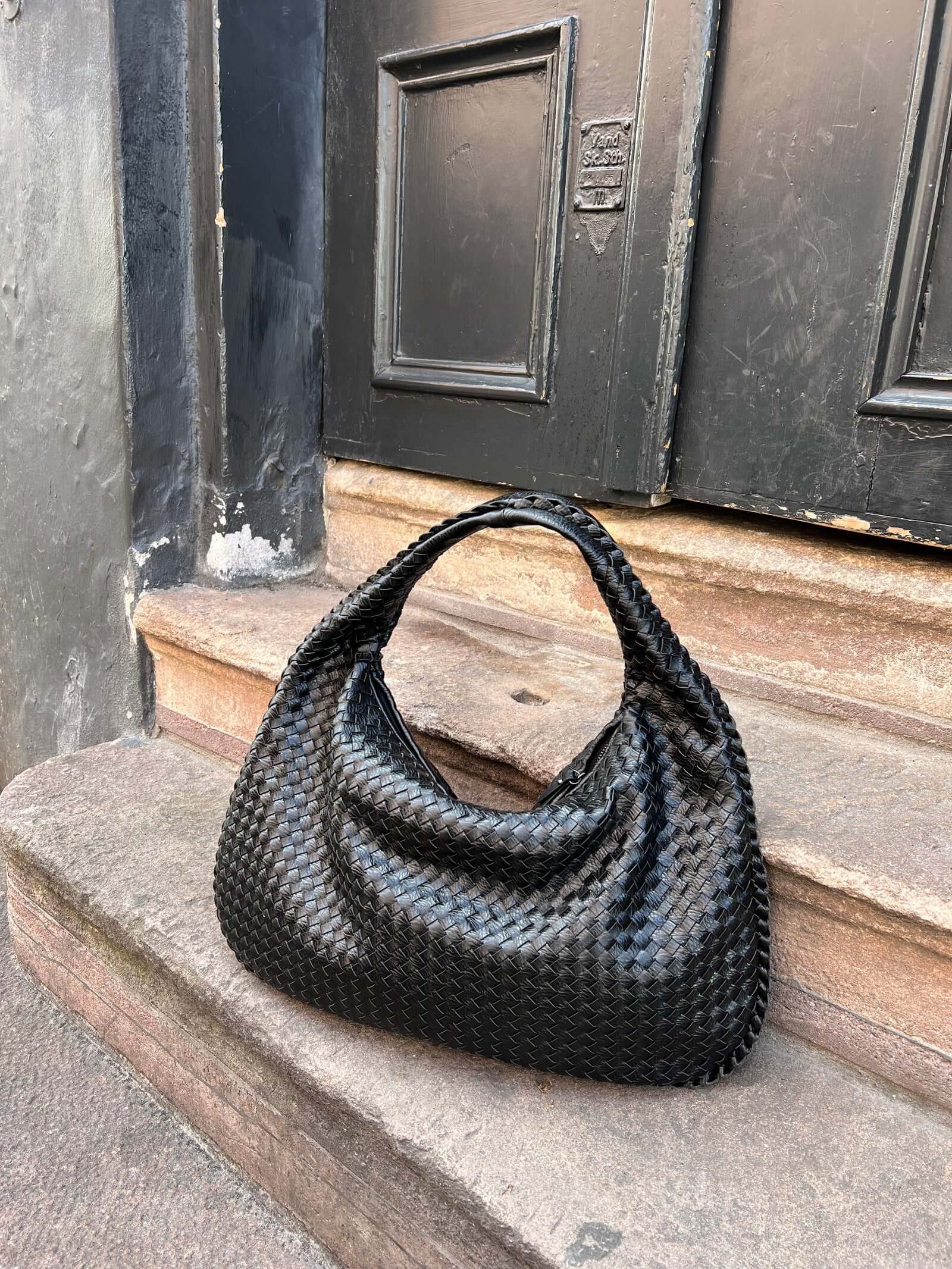 Elarova | Große Geflochtene Hobo Tasche