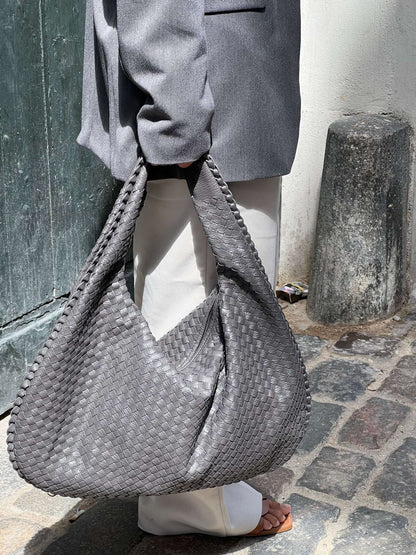 Elarova | Große Geflochtene Hobo Tasche