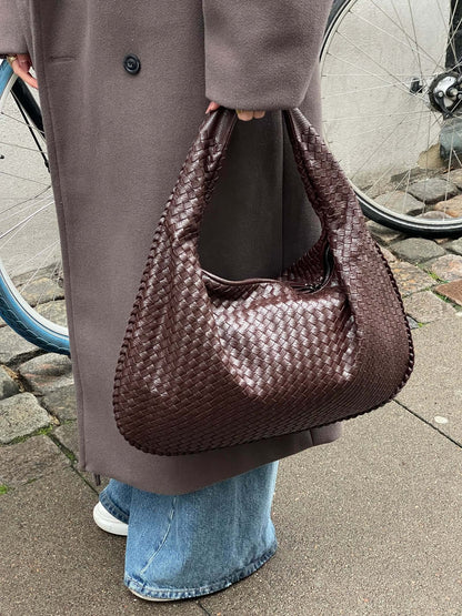 Elarova | Große Geflochtene Hobo Tasche