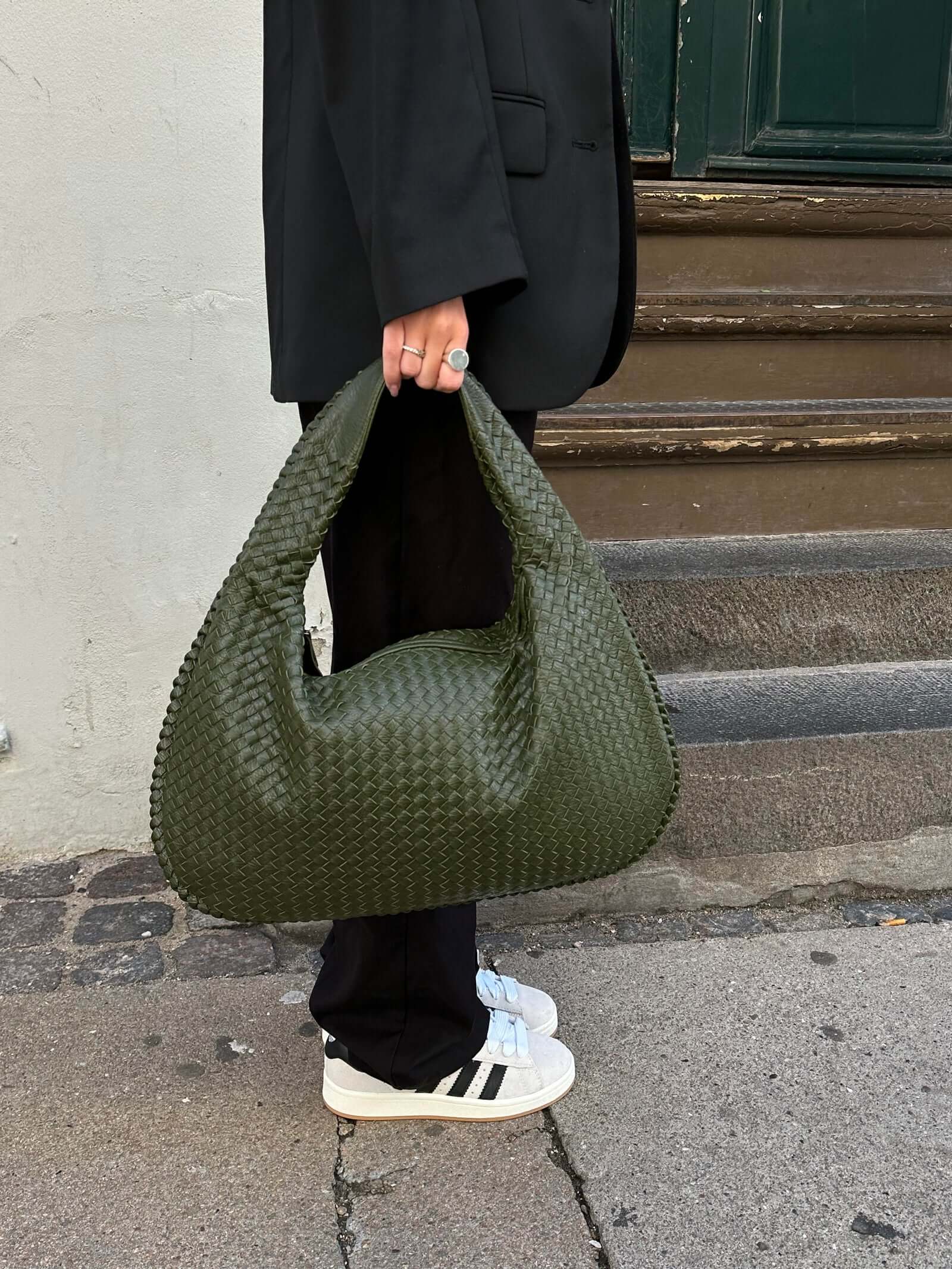 Elarova | Große Geflochtene Hobo Tasche