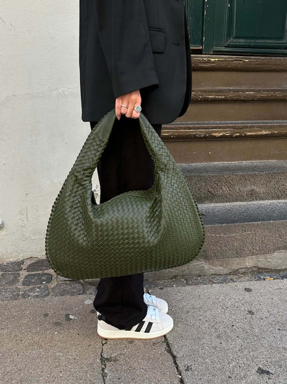 Elarova | Große Geflochtene Hobo Tasche