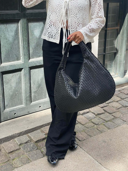 Elarova | Große Geflochtene Hobo Tasche