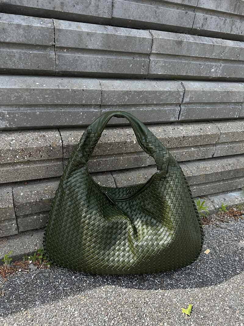 Elarova | Große Geflochtene Hobo Tasche