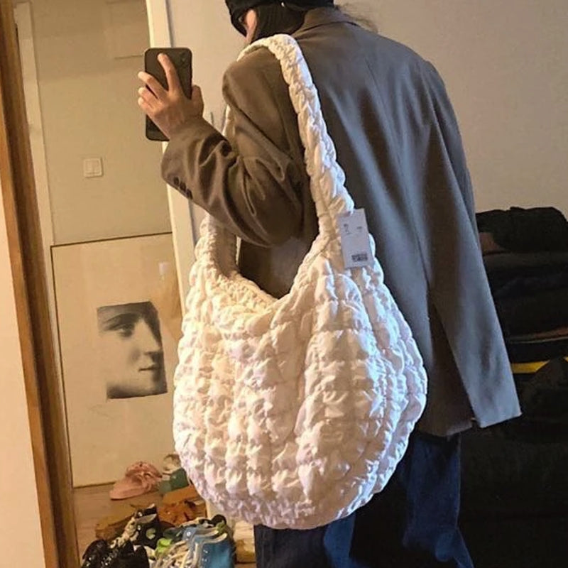 Elarova | Große Kapazität Tasche Damenmuster Wolke Handtasche