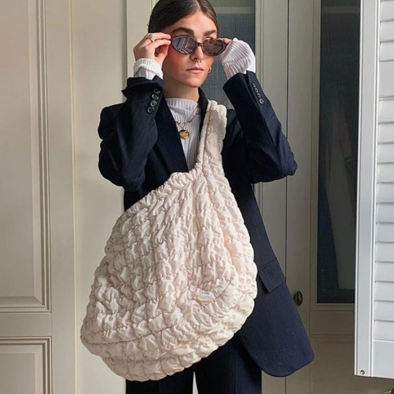Elarova | Große Kapazität Tasche Damenmuster Wolke Handtasche