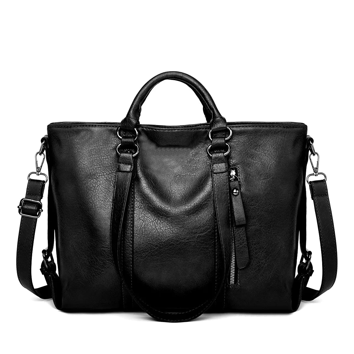 Elarova | Große LederSchultertasche