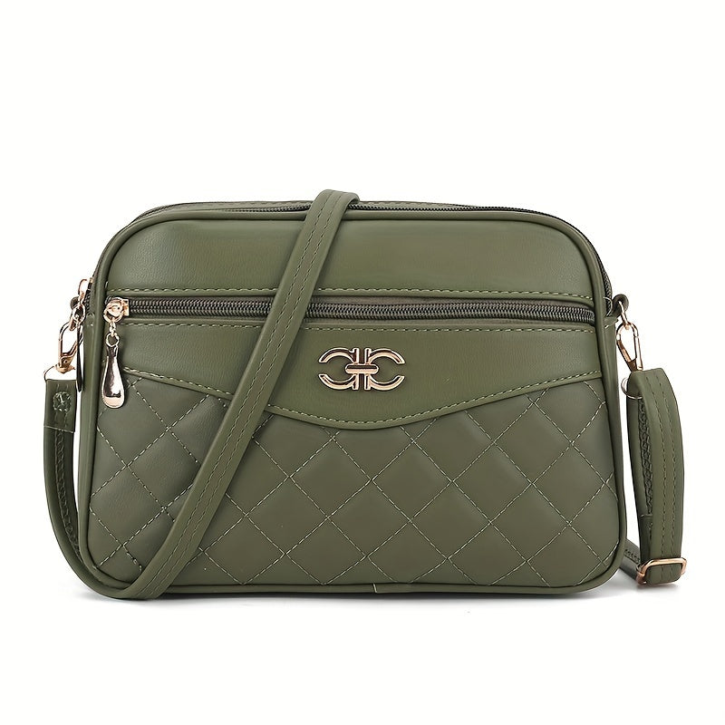 Elarova | Große Multicolor Schultertasche mit modernem Design