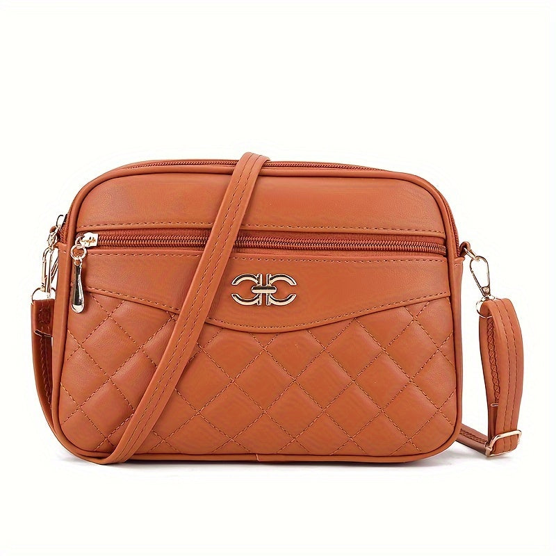 Norvielle Damen Schultertasche Groß Multicolor Modern - Norvielle
