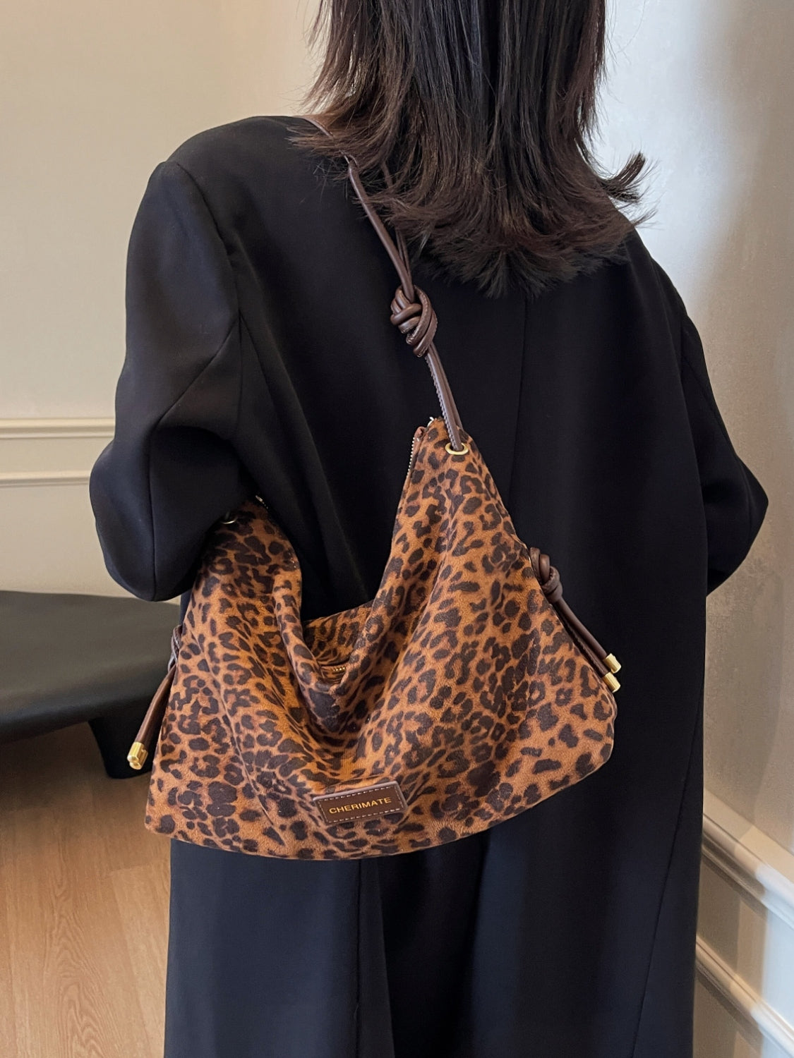 Elarova | Handtasche Aus Wildleder
