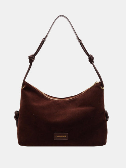 Elarova | Handtasche Aus Wildleder
