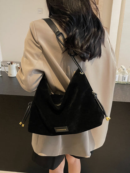 Elarova | Handtasche Aus Wildleder
