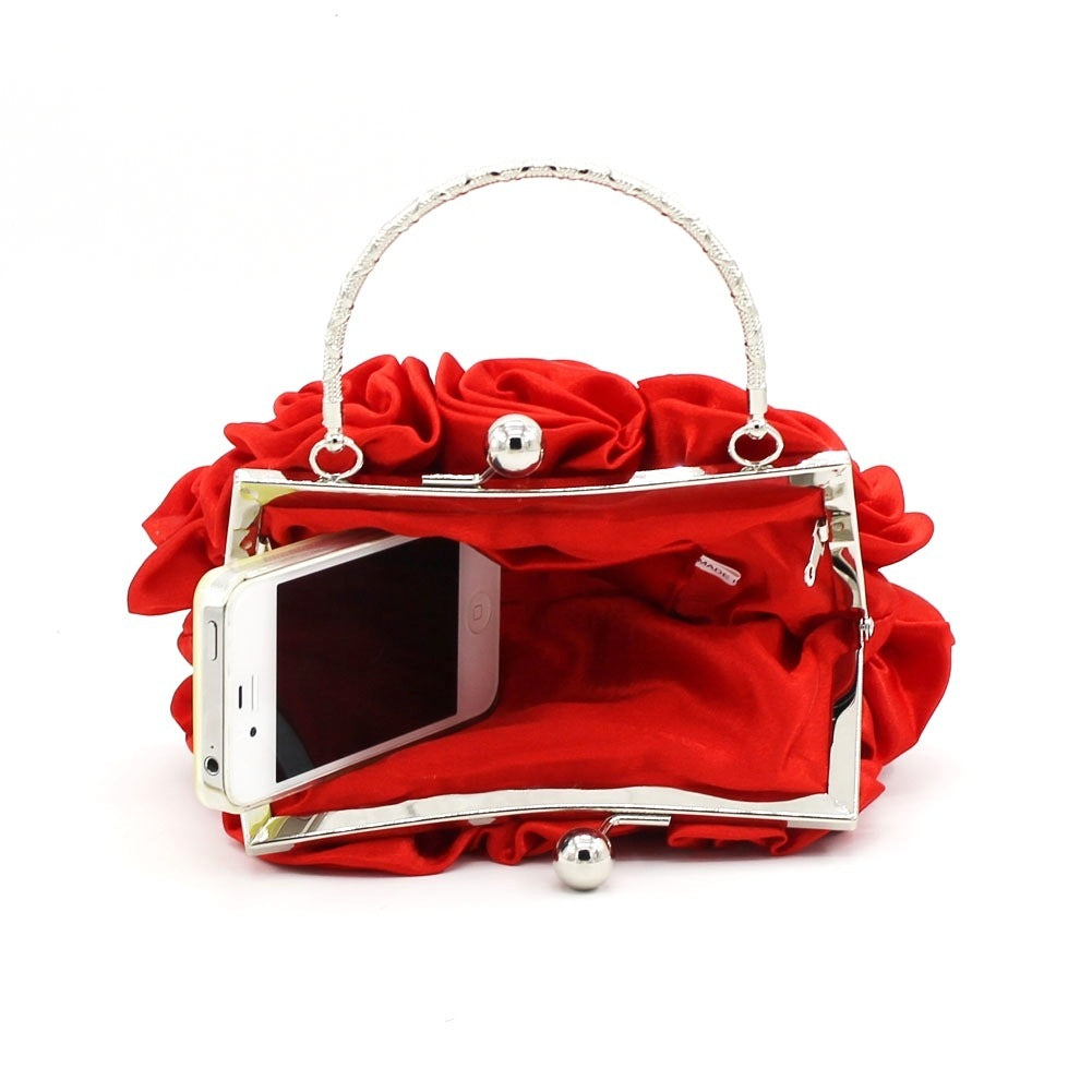 Elarova | Handtasche Mit Rosenmotiv Für Besondere Anlässe