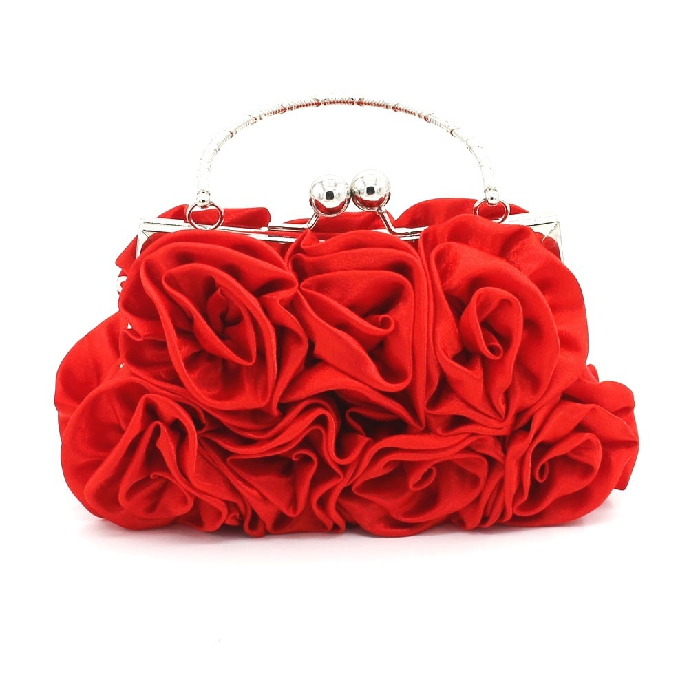 Elarova | Handtasche Mit Rosenmotiv Für Besondere Anlässe