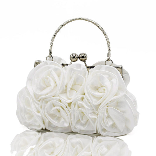 Norvielle Damenhandtasche Rosenmotiv Für Festliche Anlässe - Norvielle