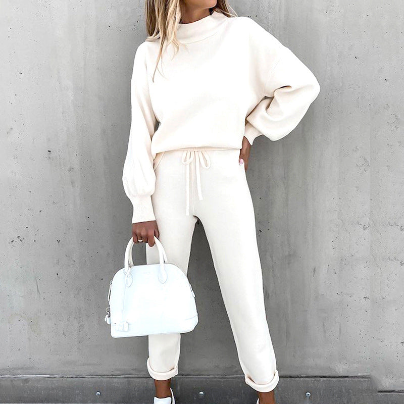 Damen Hausanzug Weicher Jogginganzug Trend - Norvielle
