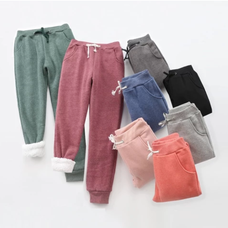 Norvielle Damen Jogginghose Fleece Schwarz - Norvielle
