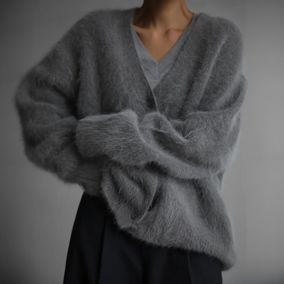 Elarova | Kaschmir Strickjacke Weste Damen