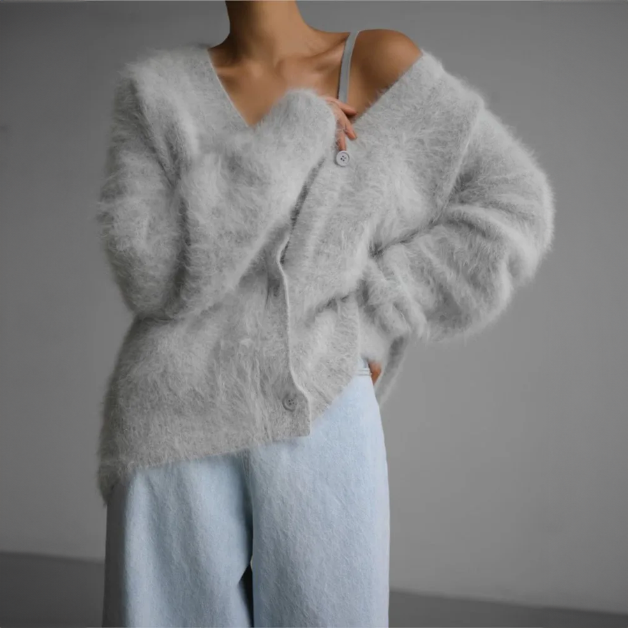 Elarova | Kaschmir Strickjacke Weste Damen