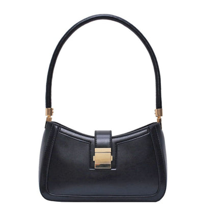 Damen Reißverschluss-Tasche Elegantes Design Schwarz - Norvielle