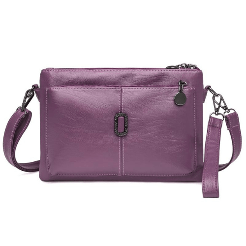 Elarova | Kleine Ledere Schultertasche Damen Hochwertige Lederverarbeitung