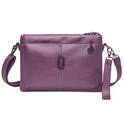 Elarova | Kleine Ledere Schultertasche Damen Hochwertige Lederverarbeitung