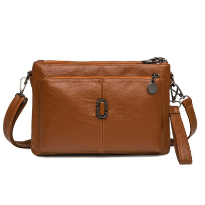 Elarova | Kleine Ledere Schultertasche Damen Hochwertige Lederverarbeitung
