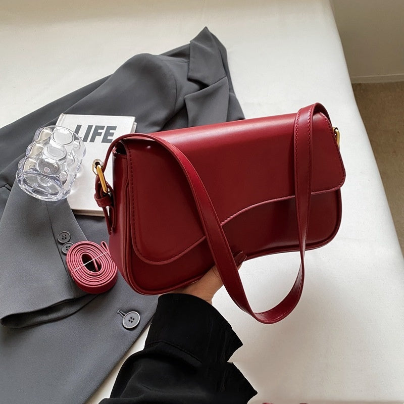 Elarova | Kompakte Damen Schultertasche