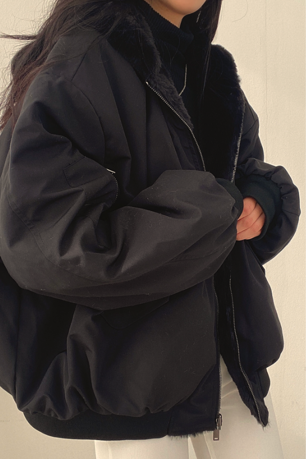 Elarova | | Kunstpelz | Kapuzenjacke | Bomberjacke | Jacke in Übergröße