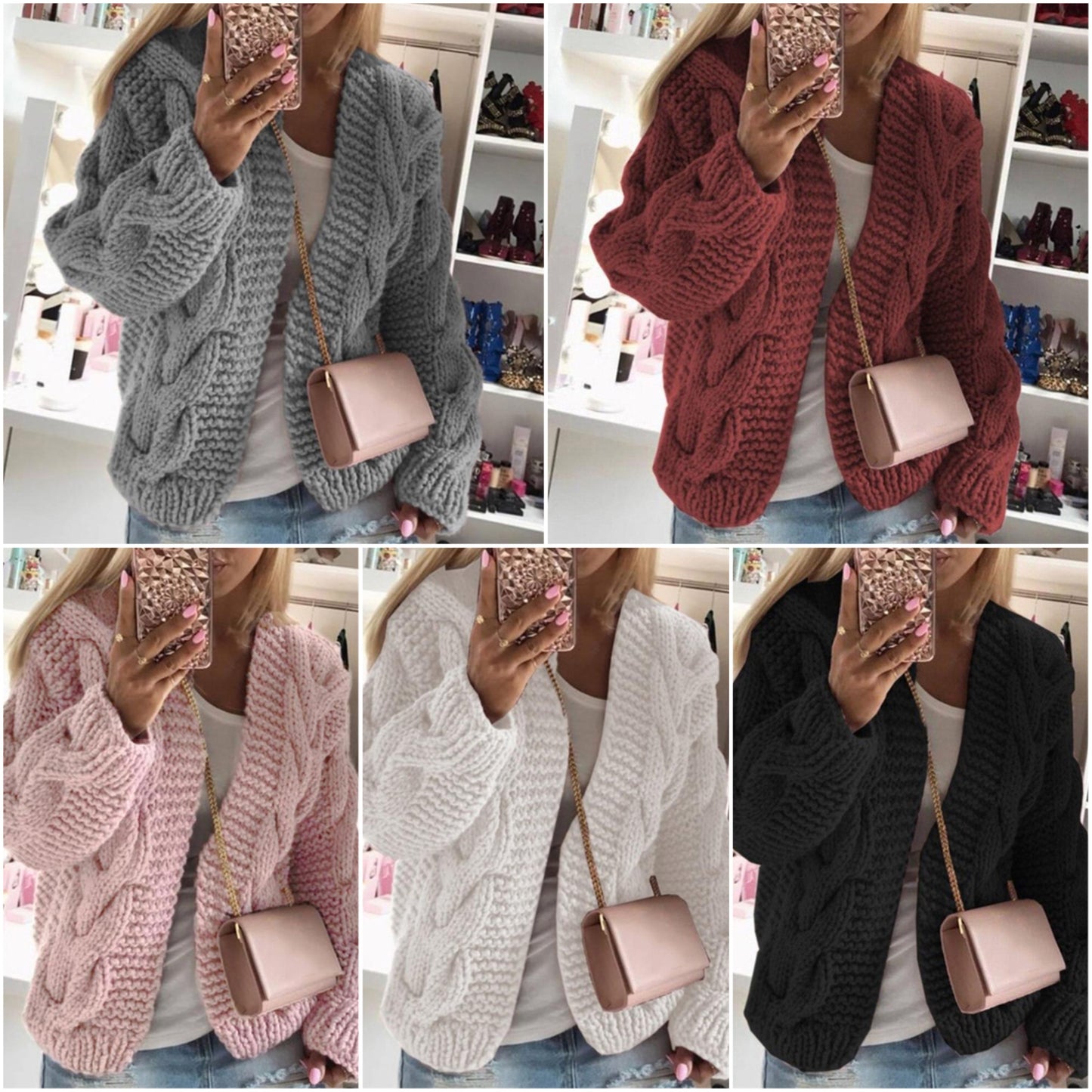 Norvielle Damen Kurzstrickjacke - Norvielle