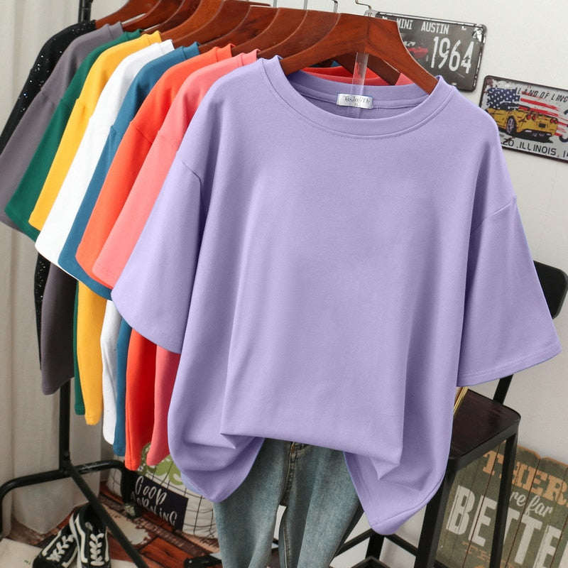 Elarova | Kuscheliges Baumwoll-Basic: Plus-Size T-Shirt für Damen