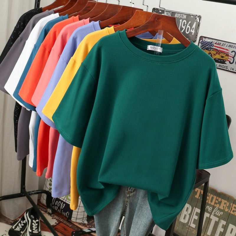 Elarova | Kuscheliges Baumwoll-Basic: Plus-Size T-Shirt für Damen