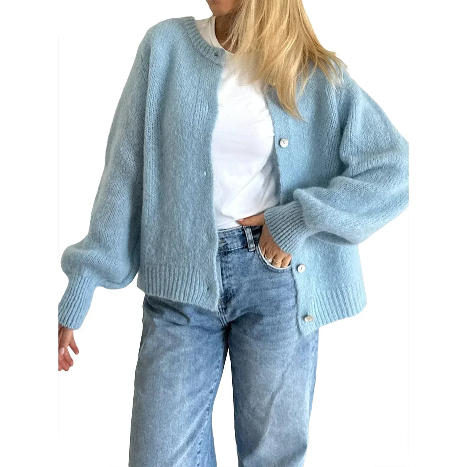 Elarova | Langarm Strickcardigan