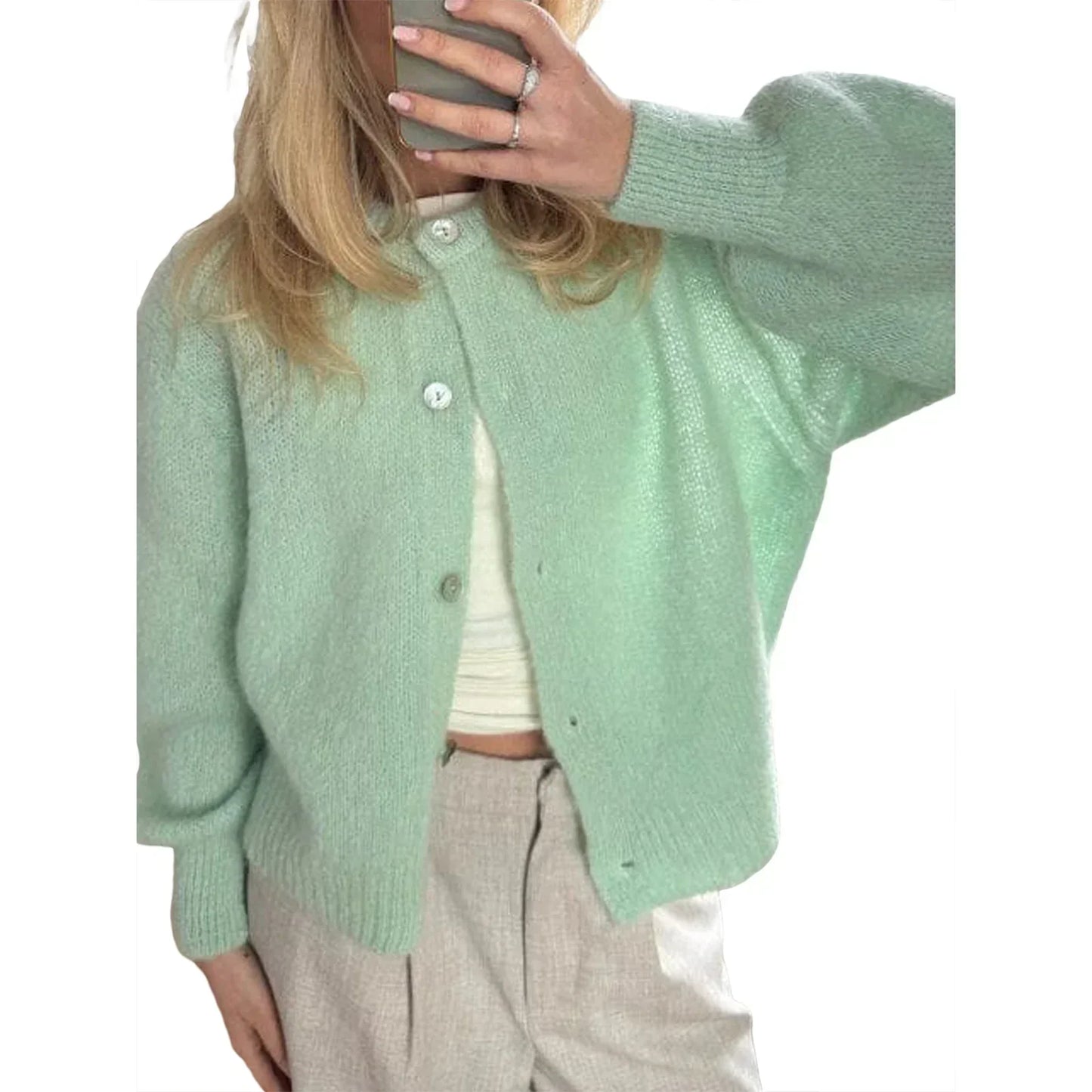 Elarova | Langarm Strickcardigan