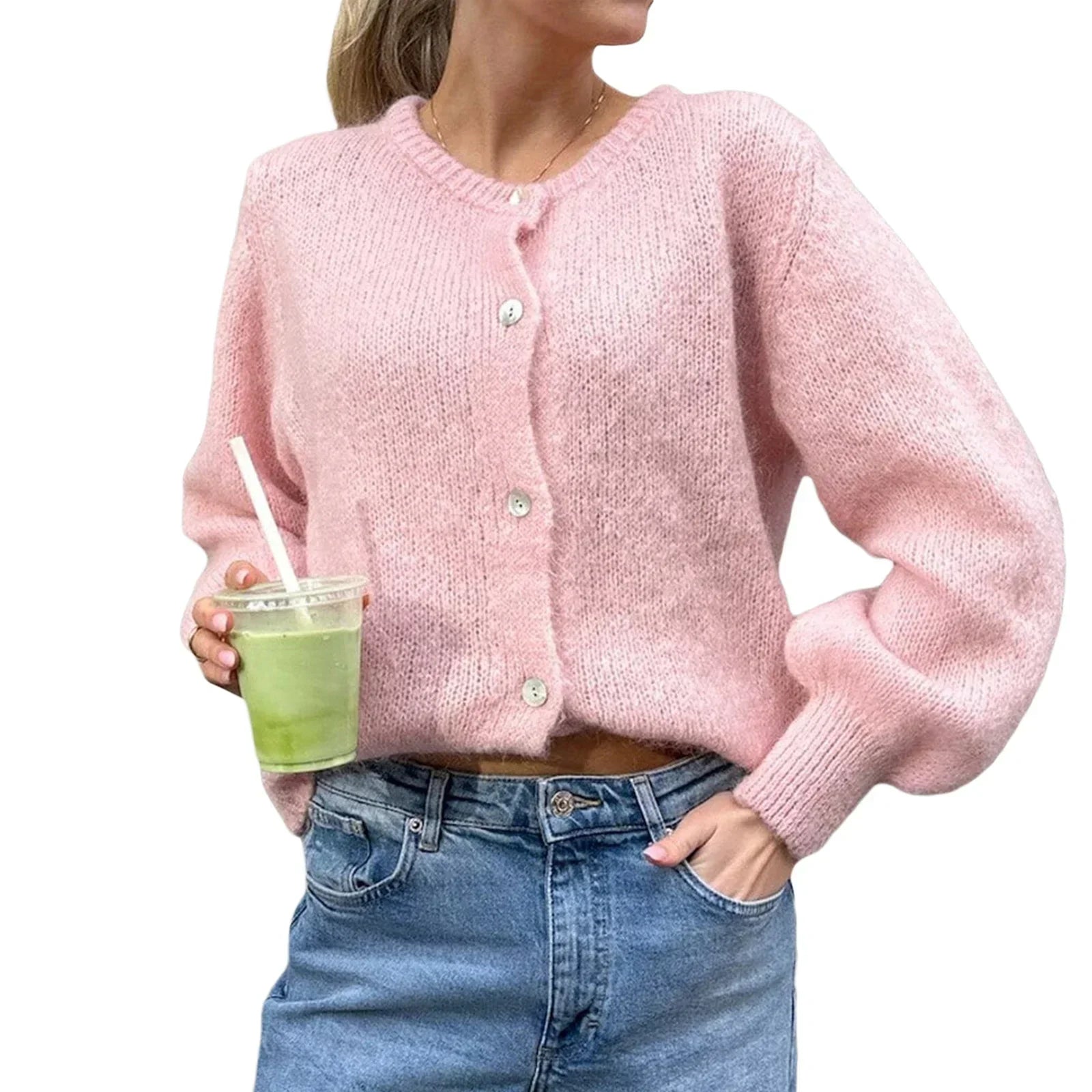 Elarova | Langarm Strickcardigan