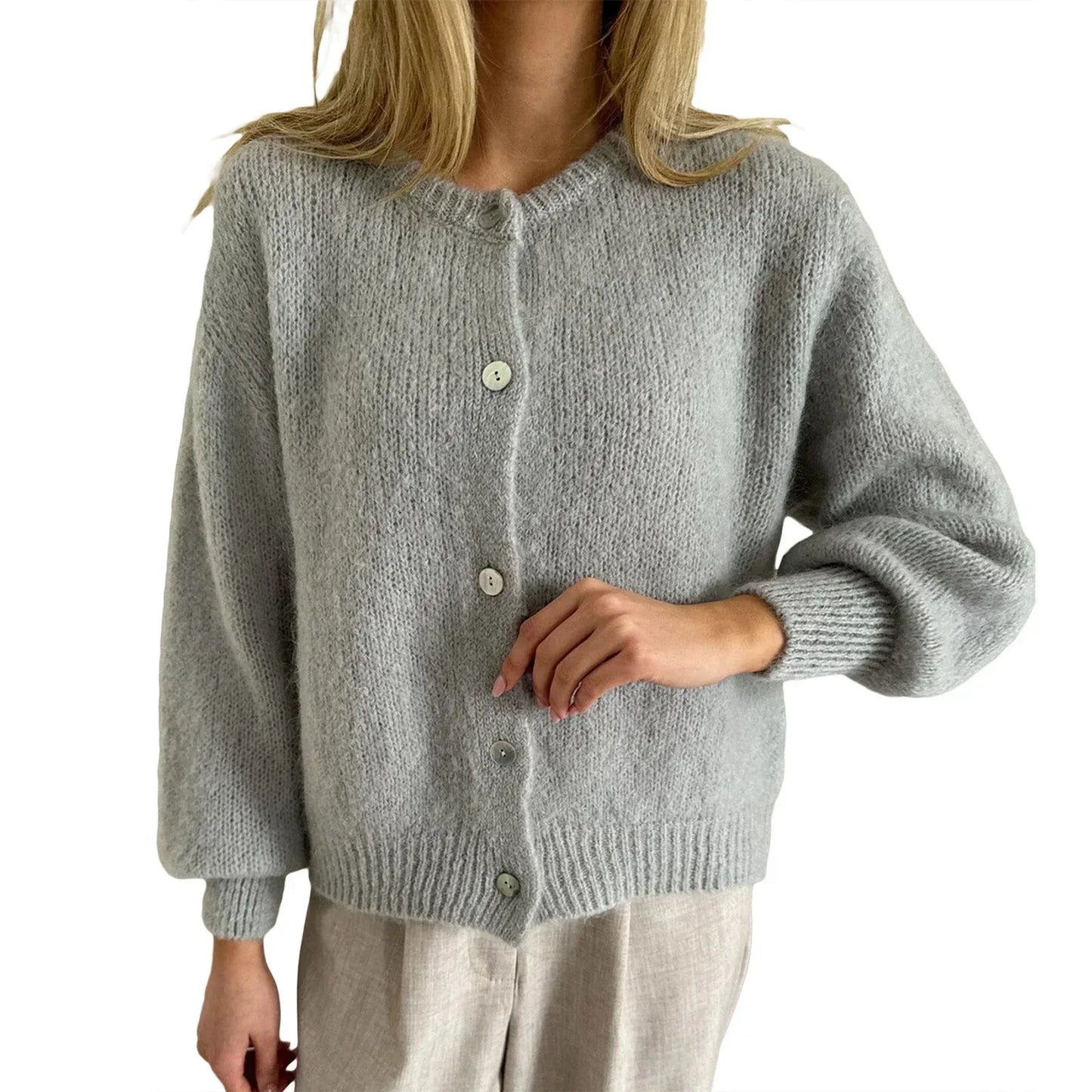 Elarova | Langarm Strickcardigan