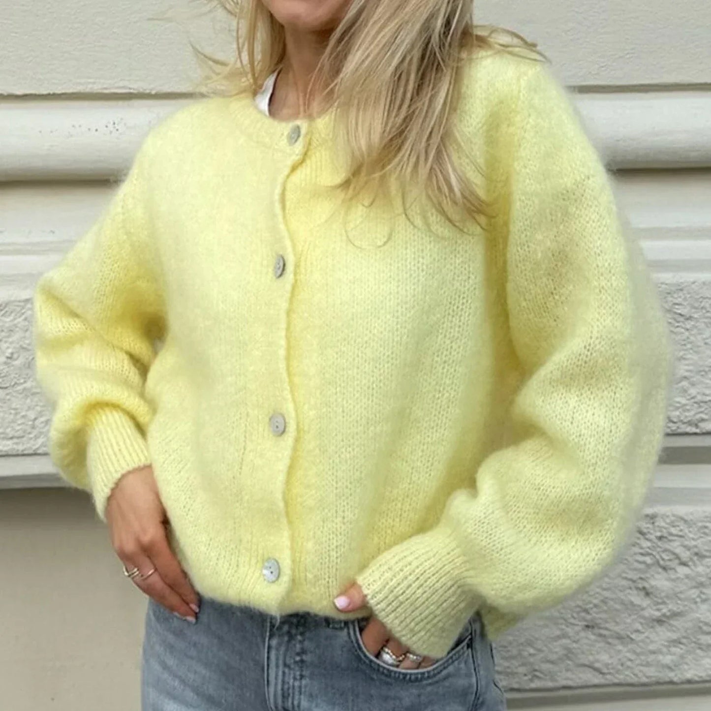 Elarova | Langarm Strickcardigan