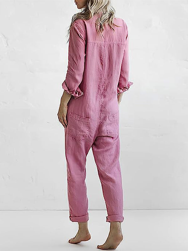 Elarova | Langärmliger Jumpsuit