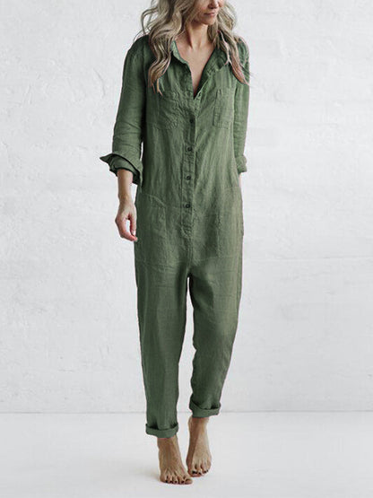 Elarova | Langärmliger Jumpsuit