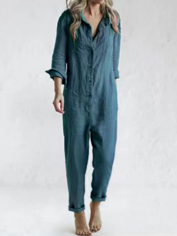 Elarova | Langärmliger Jumpsuit