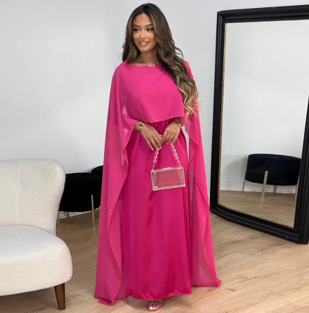 Elarova: Lange Satin Kleider für Damen