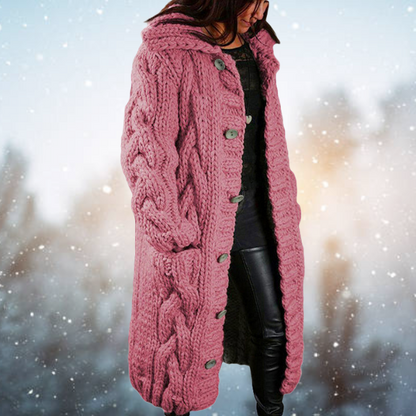 Norvielle Damen Strickjacke Lang - Norvielle