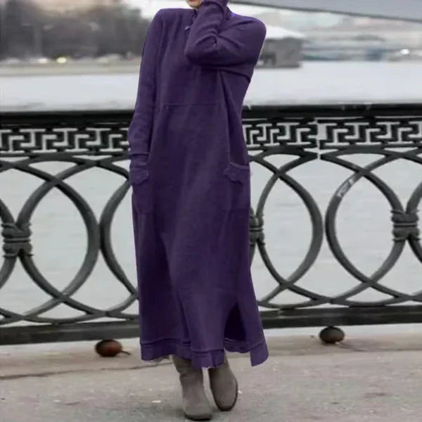 Elarova: Langes, lässiges Kleid