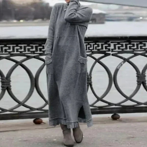 Damen Langes Kleid Lässig - Norvielle
