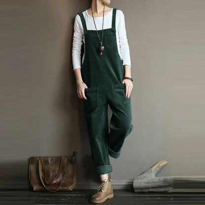 Elarova | Lässiger Cord-Jumpsuit