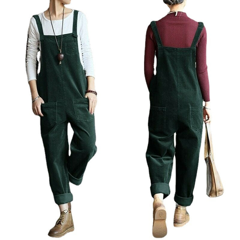 Elarova | Lässiger Cord-Jumpsuit