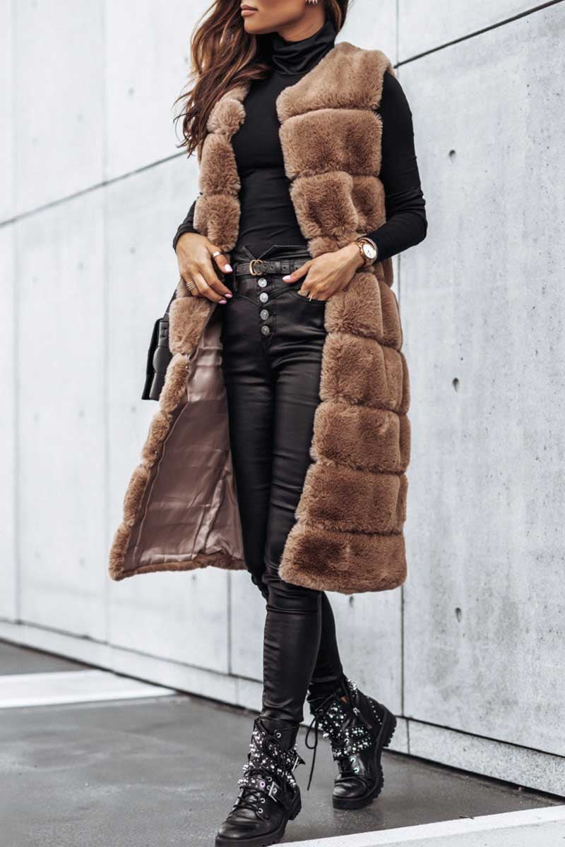 Elarova | Lässiger Einfarbiger Cardigan Oberbekleidung 3 Farben