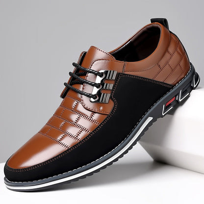 Elarova | Leder Orthopädische Herrenschuhe